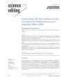 Internal affairs: the fate of authors from the University .